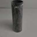 MECCANIXITY 4 Inch PVC Rigid Round Pipe 110mm OD 13" Length Light Grey High Impact for Water Pipe,Crafts,Cable Sleeve