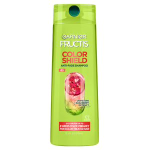Garnier Fructis Color Shield Shampoo, Fortifying Shampoo for Color Treated Hair, Works on All Types and Shades of Hair, Vegan and Paraben Free, 12.5 fl. oz. 