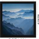 Americanflat 12x12 Picture Frame with Shatter-Resistant Glass - Signature Collection - Gallery Style Frames Made of Engineered Wood - Square Frame for Wall Display - Black