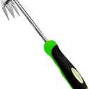 Garden Guru Root Weeder Tool with Ergonomic Handle - Stainless Steel Weed Puller for Planting, Weeding, Flower and Vegetable Care in Lawn Garden Yard | Rust Resistant