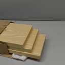 BAYKA Floating Shelves for Wall, 22.5 inches Wall Mounted Rustic Wood Shelves for Bathroom, Bedroom, Living Room, Floating Shelves for Books/Storage/Decor (Light Oak-Toned,Set of 3) (F. Oak-toned - Mid-century Revival Style(mdf Material))