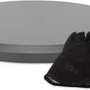TIKI Social & Huddle Tabletop Fire Pit Cover - 21" Durable Powder Coated Steel Lid - Weather-Resistant Outdoor Fire Pit Protection - Converts Fire Pit into Table - Patio & Backyard Accessory, Gray