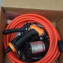 12V Portable Universal Car Washer Gun High Pressure Car Cleaner Electric Water Pump Kit Black