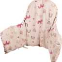 High Chair Cushion with Cover Pad for IKEA Antilop Babies Toddlers Inflatable & Reversible Built-in Inflatable Cushion