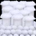 12 Pack Christmas Fake Snow Decor 840g Fluffy Fake Snow Decoration,Artificial Snow Indoor Snow Blanket for Christmas Decoration Displays Holiday Winter Mantle Village Decor
