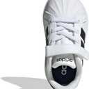 Adidas Unisex-Kids Streetalk Elastic Lace, White/Black/Black, 2.5