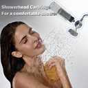 Carbon Shower filter cartridge 2PCS Compatible with Shower Filter System,Reduces chlorine, heavy metals, and other impurities to help alleviate dry skin and dry hair