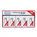 Dorco Double Edge Razor Blades ST301 Stainless Steel, Dispenser Box with Used Blade Disposal Area, for Hair Stylists and Barbers, D212, 100 Count (Pack of 10) | Father's Day Gifts