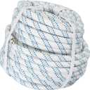 findmall 5/8in Rope 150ft 11250 Lbs Double Braid Polyester Pulling Rope Bull Rope for Pulling Trees Arborist Rope 5/8