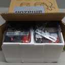 PARTPHONER Dusk to Dawn Outdoor Light Fixtures, 2-Pack Sensor Porch Lights, Waterproof Exterior Wall Sconce Lighting Lamp, Waterproof Wall Lantern for House, Doorway, Garage (Black) (9.65 in (2-Pack))