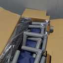 42x42x25.6 Inches Puppy Playpen with Gate, Dog Playpen for Puppies or Small Dogs, DogFence Pet Playpen for Indoor & Outdoor, Sturdy Safety DogPen with Thickened Fabric, High-Strength Nylon Wire Mesh (Blue)