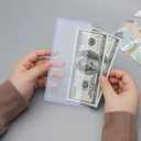 2 x 30 Pack Dollar Bill Protector Sleeves,Waterproof Scratch-Resistant Top-Load Dollar Bill Holders for Collectors Hard Plastic Display Cases,Organizer for Collectors