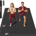 Extra Large Yoga Mat 72"x48" or 78"x57", 1/4"1/2" Thick Mat for Women & Men, TPE Non-Slip Pilates Mat for Home Gym, Yoga, Stretching, Meditation