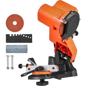 VEVOR Electric Chainsaw Sharpener, 85W Bench Saw Chain Sharpener 5000RPM, Professional Chainsaw Sharpening Tool with 2 Grinding Wheels for Woodworking, Logging, Gardening