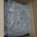 GONAAP Fuzzy Faux Fur Throw Blanket Frosty Black Super Soft Cozy Plush Fuzzy Shaggy Blanket for Couch Sofa Bed (Frosty Black, Throw(50"x60"))