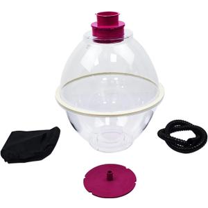 DIY Balloon Stuffing Machine, Expander Extractor for Balloon Rose Bouquet Wedding Christmas Birthday Party Gift Art Balloons Filling Decoration Supply,Transparent,15.2*15.2*13.1 inch(BZJ-37)