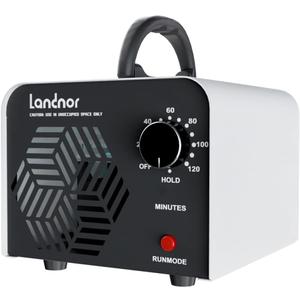 Generator 90,000mg/h for Up to 6,000 Sq Ft, High-Capacity Commercial Machine with Timer, Portable Air Purifier & Deodorizer for Home, Basement, Smoke, Pets, Car, Office