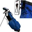 Golf Phone Holder  Fully Adjustable Golf Swing Camera Mount | Converts Any Bag into a Golf Phone Tripod | MagSafe-Compatible for Easy, Clamp-Free Setup | Golf Bag Magnetic Plate Included