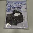 Chinoiserie Mahjong Mat with 1 Carrying Bag 31.5" x 31.5" Blue and White Rubber Anti Slip and Noise Reduction Multi Purpose Game Table Cover for Card, Board Tile Games