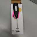 Chefman Handheld Electric Milk Frother Create Foam for Coffee, Cappuccinos, & Lattes, Mix Matcha & Protein Powder, Cordless & Compact, Stainless Steel Wand, Battery Operated