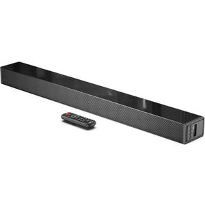 LARKSOUND Small Sound Bar for TV, PC, Gaming, Surround Sound System, Mini TV Speaker Soundbar with Bluetooth/HDMI ARC/Optical/AUX/USB Connections