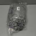 Simmore Decorative Throw Pillow Covers 22x22 Set of 2, Soft Natural Plush Flannel Double-Sided Fluffy Couch Euro Sham Pillow Covers for Sofa Living Room, Grey