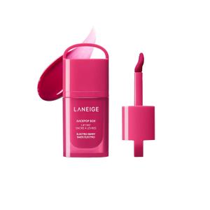 LANEIGE JuicePop Box Lip Tint | Long-Lasting Hydrating Lightweight Tint | Buildable Juicy Color & Nourishing Shine | K-Beauty Lip Essential for Long-Lasting Comfort