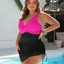 Blooming Jelly Womens Tummy Control Plus Size Swimsuit 2026 Swim Dress One Piece Modest Full Coverage Bathing Suit XX-Large Plus