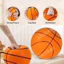 Silent Basketball Dribbling Indoor,Foam Basketball Silent Easy Grip Quiet Ball 29.5/27.5Inch Practice Feel Foam Indoor Training Lightweight (Size 3)