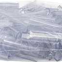 Marketing Holders Slatwall Attachment Display Fixtures Stores Value Pack of 100 Boutiques Hardware Mix and Match Grooves PVC Merchandise (Z Grip)