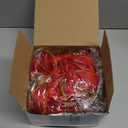 XunYee 8 Pcs Glitter Large Christmas Cabinet Ribbons Bows Thick Velvet Festive Xmas Bow Edge Burlap Door Decoration for Christmas Tree Fireplace Kitchen Gift Wrapping(Red and Green)