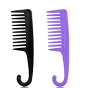 Wide tooth hook comb