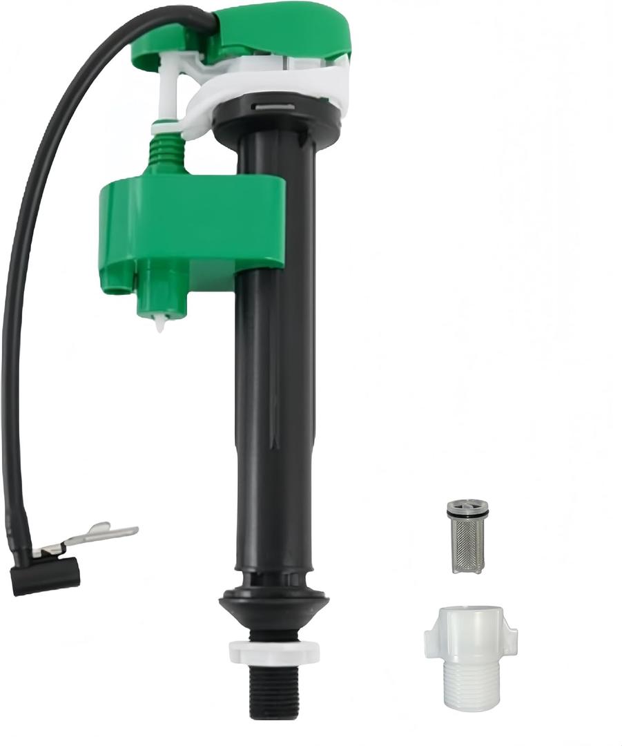Toilet Fill Valve Compatible with TOTO Vintage Supply Valve, G1/2 Inlet with G3/4 Adapter, Filter & Supply Tube, Fits SW734B 874 768 708 719RB CW744, WC Repair Accessory