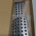 Gas Brake Pedal Cover Non Slip Non Drilled Aluminum Compatible with Mercedes-Benz C E S GLC GLE GLK SLK CLS SL Class W204 W205 W213 X253 W218 W167 Brake Foot Pedals (Silver 3 Pcs)