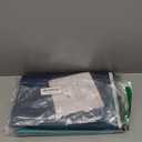 Eunzel Hot Yoga Towel, Non Slip Yoga Mat Towel Sweat Absorbent Printed Yoga Towel with Grip Dots for Hot Yoga, Pilates and Workout 72"x 24", Teal Flow