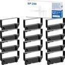 12 Pack SP200 Black Ink Ribbon Replacement for Star SP200 Ribbon Used with Star Micronics SP200 SP-200BK SP-500 SP-2000 SP-512 SP-542 SP-2360 RC200 Receipt POS Printer