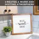 3 x Hello Sweet Cheeks Bathroom Sign Framed 12x12 Inch - Hey Sweet, Wooden Bathroom Signs Farmhouse Sign Hello Sweet Cheeks Bathroom Decor Bath Sign Rustic
