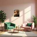 obterie Cow Paint by Numbers Kit for Adults Beginner Animal Oil Painting Kit Adult Paint by Number Kits on Canvas DIY Painting for Beginners Art by Numbers for Gifts Home Wall Decor 16x20 Inch (YF003)