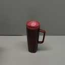 Owala SmoothSip Slider Stainless Steel Insulated Travel Mug with handle, 100% Leak Proof, For Hot and Cold Drinks, Travel Friendly with Sliding Lock Lid, 24 oz, BPA Free, Leak Proof, Black Cherry