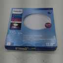 PHILIPS LED Flush Mount Ultra Thin Silver Ceiling Light  Bright White (3000K) 1500 Lumen (22W = 100W) No Bulbs Required