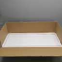 Wire Shelf Cover 24 X 12 Inch Wire Rack Cover Wood Shelf Covers for Pantry Shelving Closet Shelves Organization(White,5 Pack)