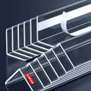 12PCS Clear Self-Adhesive Wall Corner ProtectorsCorner Guards & Edge Protector for Wall Door Frame Cabinet Baseboard & Door, Table, Stair (48" X 1.0")