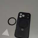 IYH Magnetic Case for iPhone 17 Pro Max 6.9" with Invisible Stand [16FT Military Protection] Liquid Silicone Cover, Black