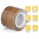 Light Strip Masking Tape 0.78inx 32.8ft Brown Light Dimming Tape for Soften Light, 2PCS