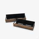 Beeveer 2 Pack Farmhouse Magnetic Spice Rack for Refrigerator Metal Magnet Basket Shelf for Fridge Seasoning Storage Organizers Home Decor Kitchen Accessories (Wooden Color)