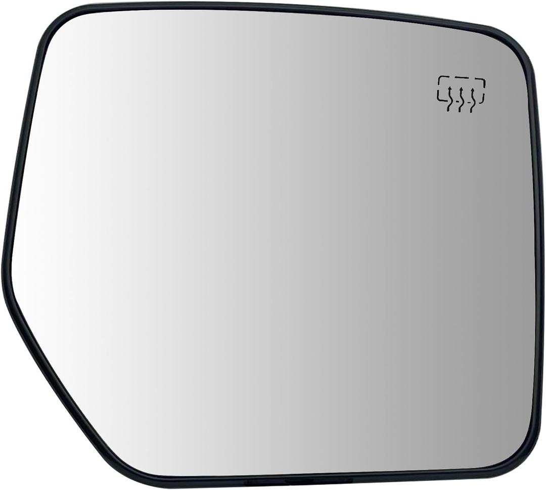 Passenger Side Mirror Replacement for Jeep Compass Patriot 2007 2008 2009 2010 2011 2012 2013 2014 2015 2016 2017, Power Heated Right Exterior Side Rearview Mirrors Glass, with Backing Plate