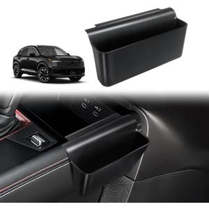 Muslogy Center Console Organizer Compatible with 2025 Nissan Kicks Accessories Shifter Storage Box ABS Material Console Phone Pocket Gear Shift Organizer Passenger Side Only