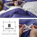 Bedsure Skipper Blue California King Duvet Cover - Prewashed Cotton-Like Polyester Extra Soft Bedding Set, Includes 1 Cal King Duvet Cover 104''x98'' with Zipper Closure & 2 Pillow Shams, No Comforter