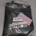 KALIDI Tote Bag Zipper Shoulder Bag Faux Leather Purses Satchel for Women Casual Handbag Work Dating College, Black