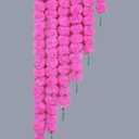 Premium Quality Artificial Marigold Flower Garlands 5 Feet Long Each for Parties Indian Weddings Theme & Home Decoration Photo Prop Festival (Color : Pink) (Pack of 5)